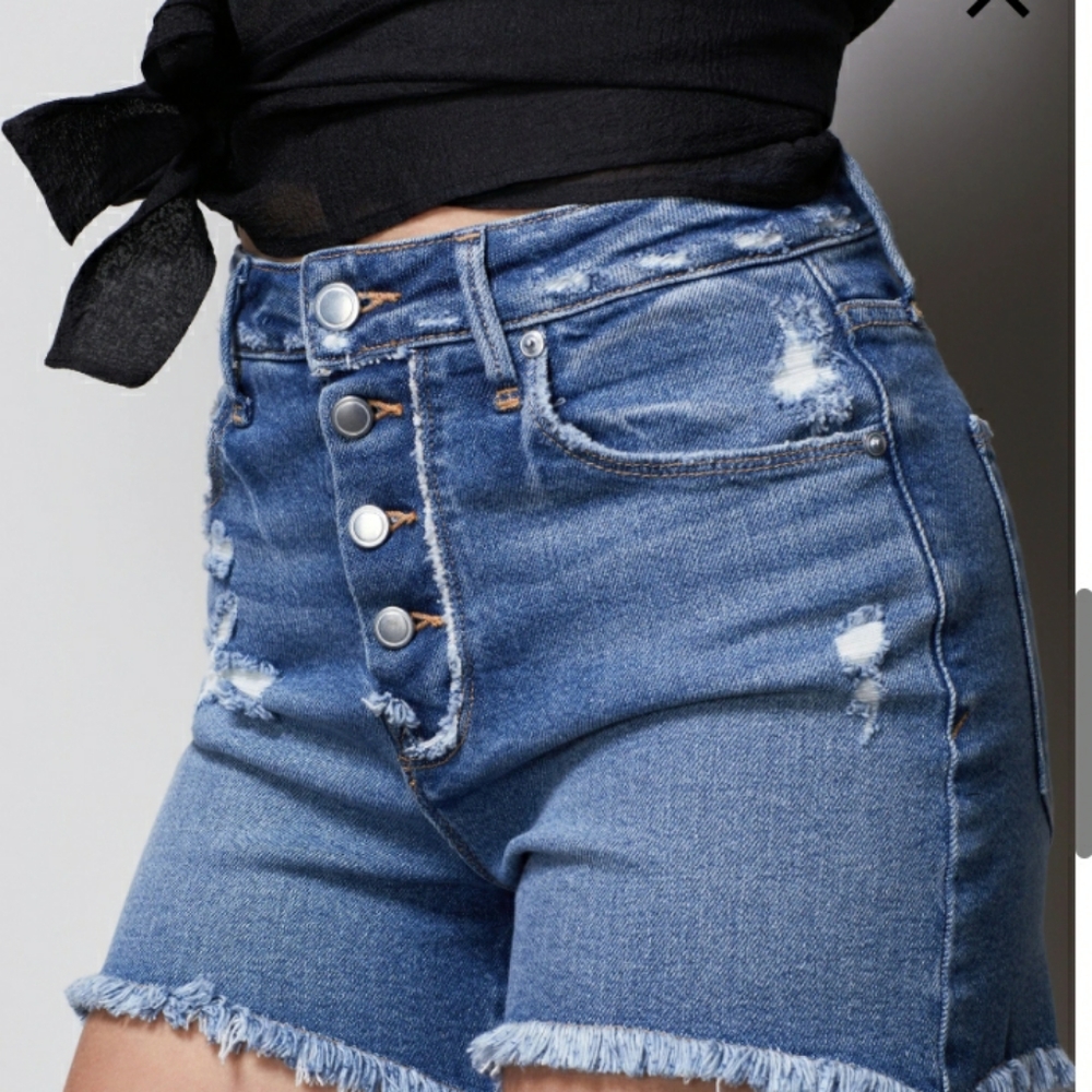 NWOT Good American Denim Shorts 00 24